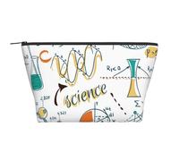 Laboratorio de Ciencias Educación Biología Química, Bolsa de artículos de tocador Bolsa de Maquillaje Bolsa de cosméticos Bolsa de artículos de tocador de Viaje portátil
