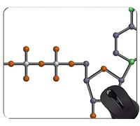 Laboratorio de química con pantalla Fórmula Ciencia Gráficos Gaming Mouse Pad Custom, Nucleotide Office Mouse Pad
