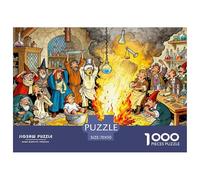 Laboratorio del alquimista Europeo Medieval Puzzle De Madera Impermeable DIY Puzzles De 1000 Piezas Regalos para Adultos Divertido Rompecabezas Juegos Educativos