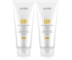 LABORATORIOS BABÉ - Crema Pies Reparadora Urea 10% 100 ml | Reparación Intensiva para Pies Secos, Agrietados, Cansados y Diabéticos | Hidratación Profunda | Crema Corporal Natural Sin Parabenos