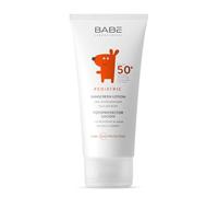 Laboratorios Babé - Fotoprotector Pediátrico Loción SPF 50+ 100 ml, Muy Alta Protección Solar, Para Bebé, Niño y Niña, Calmante, Suavidad, Muy Resistente al Agua