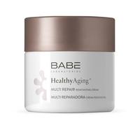Laboratorios Babé - Multi Reparadora | HealthyAging+ | Crema Facial Hidratante De Noche Renovadora 50 ml | Nutritiva | Regeneradora | Aspecto Joven | Colágeno | Piel Sensible| Antiarrugas