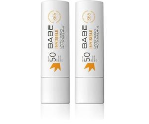 Laboratorios Babé Stick - Invisible Fotoprotector Labial SPF 50 | Protección Solar 50 para Labios | Transparente y Fácil de Aplicar | Todo Tipo de Piel | Larga Duración y Resistente al Agua | 4gr