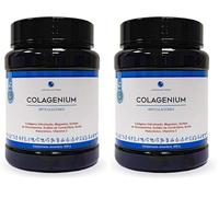 Laboratorios Mahen Just Podium Colagenium 600, Colágeno Hidrolizado + Magnesio + Ácido Hialurónico + Vitamina C + Vitamina a + 100% Natural, Sabor Limón, 600 g (Paquete de 2)