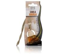 Laboratorios SYS, Ambientador de Coche Little Car Canela y Naranja, 6 ml, Pack 2 (Total 12 ml)