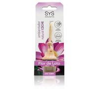 Laboratorios SYS, Ambientador de Coche Style con Pinza Flor de Loto, 7 ml, Pack 2 (Total 14 ml)