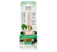 Laboratorios SYS, Ambientador de Coche Style con Pinza Jazmín Blanco, 7 ml, Pack 2 (Total 14 ml)