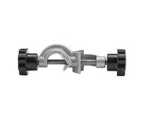 Laboratory Clamp Holder | 90 Degree Right Angle Metal Grip Support for Condenser Pipe/Flask Clamp | Stainless Steel Lab Stand Head Clamp 11cm