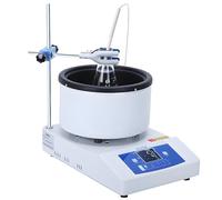 Laboratory Magnetic Stirring Heating Pot,Magnetic Heated Stirrer Mixer, Water Bath & Oil Bath Liquid Digital Magnetic Mixer,for Laboratory Heating Treatment of Spherical Flasks(5L)