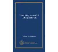 Laboratory manual of testing materials