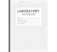 Laboratory Notebook: Quad Ruled Pages with Common Lab Units, Conversions, and Table of Contents | 5x5mm Grid Format