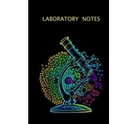 Laboratory notes. Libreta punteada, cuaderno de notas. Ideal para estudiantes de ciencias. 100 hojas punteadas. A5.