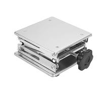 Laboratory Scissor Lift Platform | 150x150x250mm Stainless Steel Lab Stand | Adjustable Height 2.8-9.8in for Physics/Chemistry/Biology Instruments | Marking - Protected &