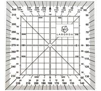 Laborda Transportador de Ángulos Náutico Cuadrado 150 x 150 mm - Fabricado en España