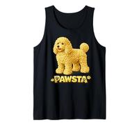 Labradoodle Spaghetti Fideos Comida Italiana Cachorro Amor Camiseta sin Mangas