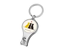 Labrador Best Friends Silhouette - Cortaúñas para los pies, cortador profesional de uñas para mujeres y hombres