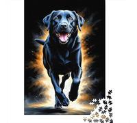Labrador Corredor Luz Dinámica Rompecabezas de 1000 Piezas Papel Reciclado Regalo Hombre Mujer Juego Familiar Desafiante 52x38cm/1000pcs