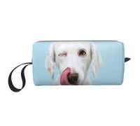 Labrador Divertido, Bolsa de Maquillaje Bolsa de cosméticos Bolsa de artículos de tocador de Viaje portátil Bolsa de Maquillaje