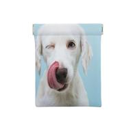 Labrador Divertido, Squeeze Top Wallet Bolsa de Almacenamiento para Mujer Monedero pequeño Bolsa de Cambio