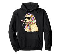 Labrador Dog Granny - Hilo de Ganchillo Cuadrado para Amantes del Ganchillo Sudadera con Capucha