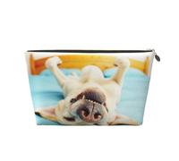 Labrador durmiendo, Bolsa de Maquillaje Bolsa de cosméticos Bolsa de artículos de tocador de Viaje portátil Bolsa de artículos de tocador