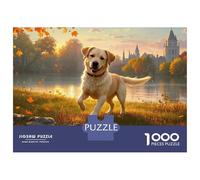 Labrador Jigsaw Otoño Puzzle Mil Piezas Papel Resistente - para Entusiastas Ocio Desafiante Mejora Concentración 52x38cm/1000pcs
