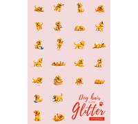 Labrador Lined Journal Notebook, Dog Hair is my Glitter: Wide-ruled, 6x9 inches, 100 Pages for Girls, Boys, Students, Kids, Teens, Men, Women and Dog ... Lists, Diaries, Homework and Gifts - Pink