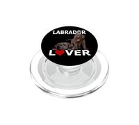 Labrador Lover Chocolate Lab Dog Love Brown Retriever Cachorro PopSockets PopGrip para MagSafe