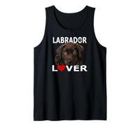 Labrador Lover Chocolate Lab Dog Puppy Love Camiseta sin Mangas