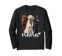 Labrador Mama Black Lab Mom Amarillo Dorado Chocolate Lab Mom Manga Larga