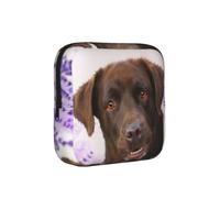 Labrador marrón Color Lavanda Perros Retriever,Bolsas para Guardar compresas sanitarias, Bolsas para la menstruación para Mujeres y Adolescentes.