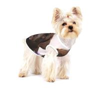 Labrador marrón, Perro cobrador de Lavanda,Camiseta de algodón sin Mangas para Mascotas, Chaleco Transpirable, Suave y elástico para Cachorros,S