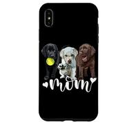 Labrador Mom Black Golden Chocolate Lab Mama The Lab Mother Carcasa para iPhone XS MAX
