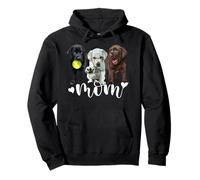 Labrador Mom Black Golden Chocolate Lab Mama The Lab Mother Sudadera con Capucha