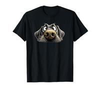 Labrador Negro 'Schmoozing' Camiseta