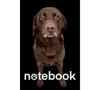 Labrador Notebook: Chocolate Lab: Labrador Retriever Composition Notebook 120 Dotted Pages 6x9 Labrador Gift Book for Women Mom Mommy Girl Men Dad Daddy Dog Lover