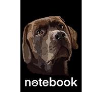 Labrador Notebook: Chocolate Lab: Labrador Retriever Composition Notebook 120 Grid Ruled Graph Pages 6x9 Labrador Gift Book for Women Mommy Mom Girl Men Daddy Dad Dog Lover