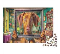 Labrador Retriever 1000 Piezas Papel Ecológico Paquete De Rompecabezas para Adultos Y Niños De 12 Años Juego De Familia Decoración De Paredes Paquete De Valor 70x50cm/1000pcs
