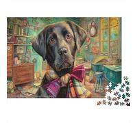 Labrador Retriever 1000 Piezas Papel Ecológico Rompecabezas Clásicos Amantes De La Familia Descompresión Juego Regalos Paquete De Valor 52x38cm/1000pcs