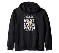 Labrador Retriever Best Dog Mom Dogs Lovers Mothers Day Sudadera con Capucha