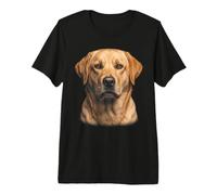 Labrador Retriever Cara Animal Cachorro Vida Silvestre Naturaleza Camiseta Premium