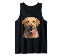 Labrador Retriever Cara Animal Cachorro Vida Silvestre Naturaleza Camiseta sin Mangas