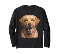 Labrador Retriever Cara Animal Cachorro Vida Silvestre Naturaleza Manga Larga