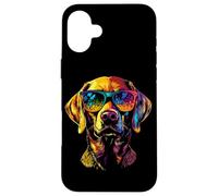 Labrador Retriever con Gafas de Sol Perro Amor Labradores Carcasa para iPhone 16 Plus