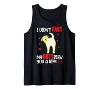 Labrador Retriever Dog I Didn’t Fart My Butt Blew You A Kiss Camiseta sin Mangas