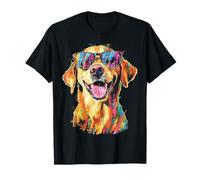 Labrador Retriever Dog Pet Art Gafas de sol Labrador Retriever Camiseta