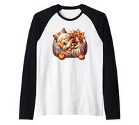 Labrador Retriever For Lab Mom Autumn Sleep Dog For Fall Camiseta Manga Raglan