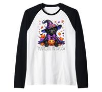 Labrador Retriever Halloween Puppy Is Too Cute To Spook Camiseta Manga Raglan