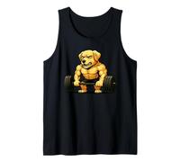 Labrador Retriever Halterofilia Culturista Entrenamiento Gimnasio Perro Camiseta sin Mangas