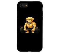 Labrador Retriever Halterofilia Culturista Entrenamiento Gimnasio Perro Carcasa para iPhone SE (2020) / 7/8
